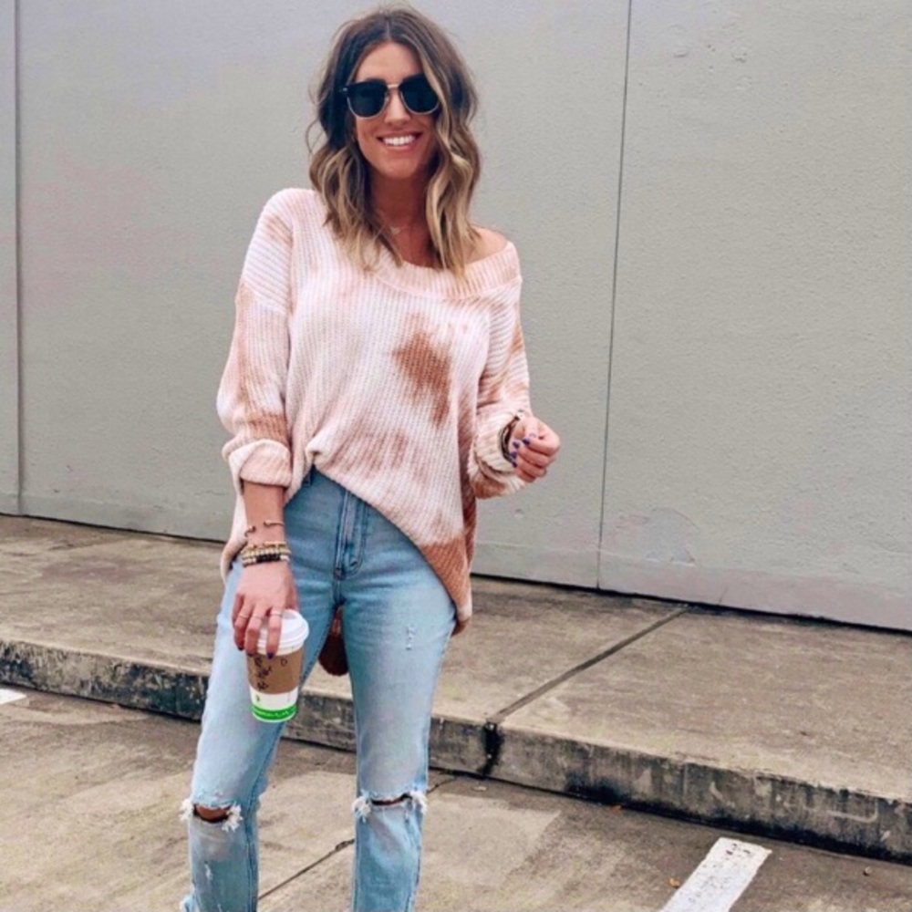 Aerie Pink Crew Neck Sweater